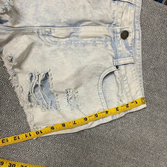 BDG - High Rise Dree Cheeky Distressed Shorts - Picture 9 of 9